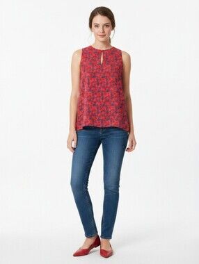 Women Gathered Back Tank Top Size Large Collective Concepts
